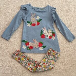 Mini Boden Bunny and Strawberry Design